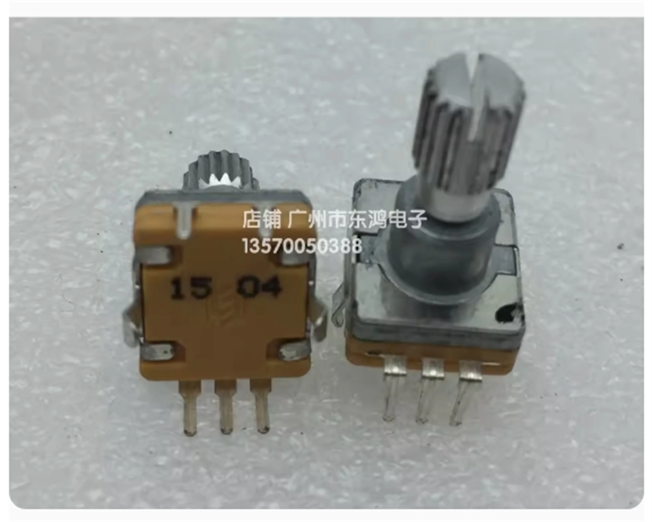 1 PCS Shengwei EC11 encoder left and right rotation reset switch with push switch rotation switch shaft length 15mm flower