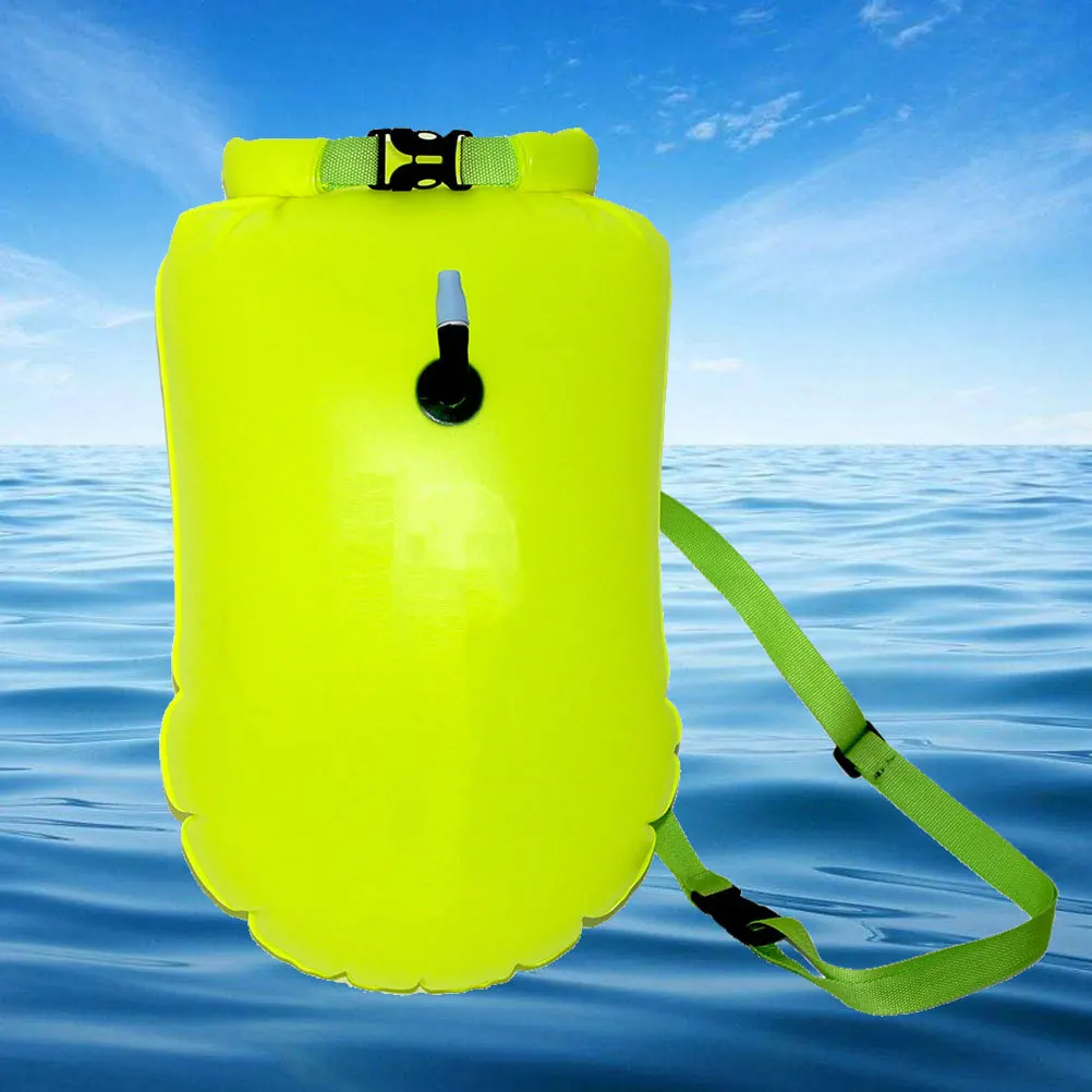 الأصفر المهنية حقيبة جافة مقاومة للماء في الهواء الطلق PVC تجمع التجديف الانجراف التخييم القوارب حزمة تخزين متعددة الوظائف