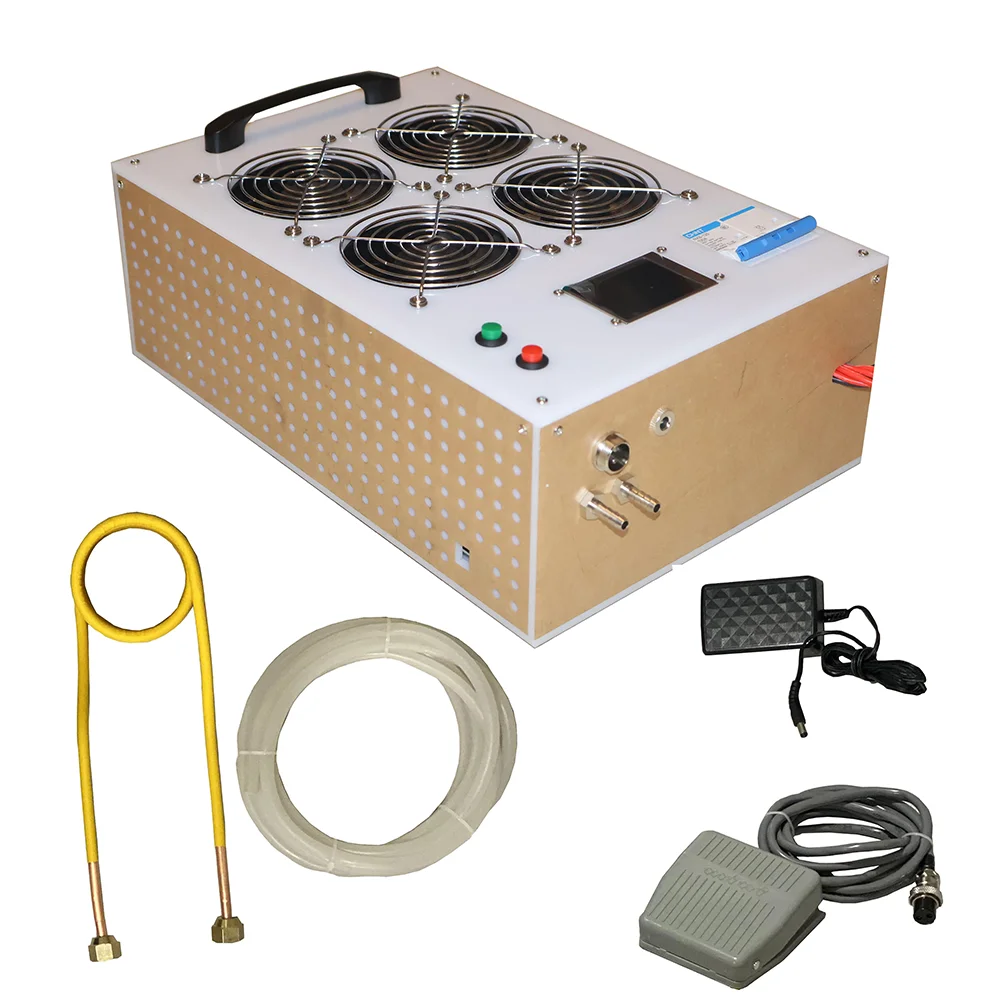 5000W High Frequency Induction Heater, Induction Heating Machine Metal Smelting Furnace with power supply