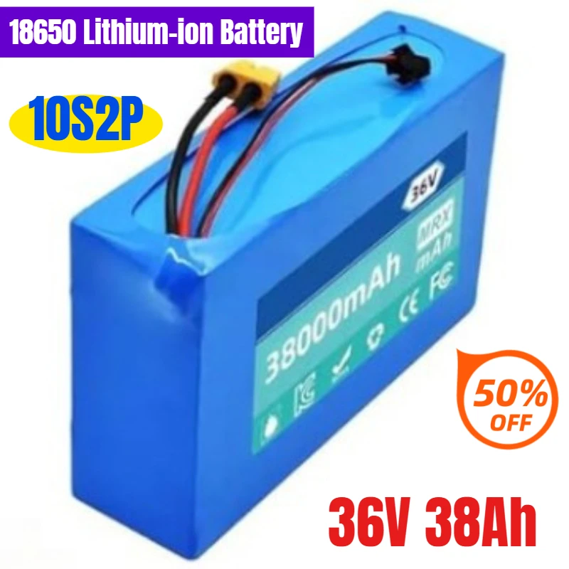 

10S2P 36V 38Ah Scooters Battery Pack 18650 Lithium-ion Battery