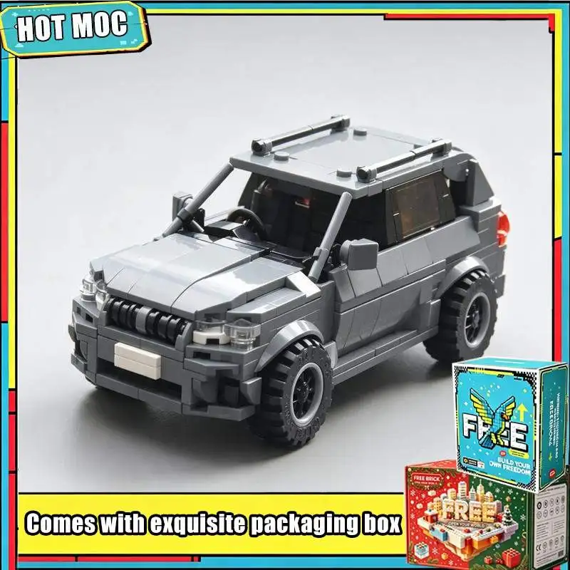 569PCS Luxury Off Road Urban Vehicle Model Building Blocks DIY Assembly Creative Educational Toy Collection Popular Gift For Boy