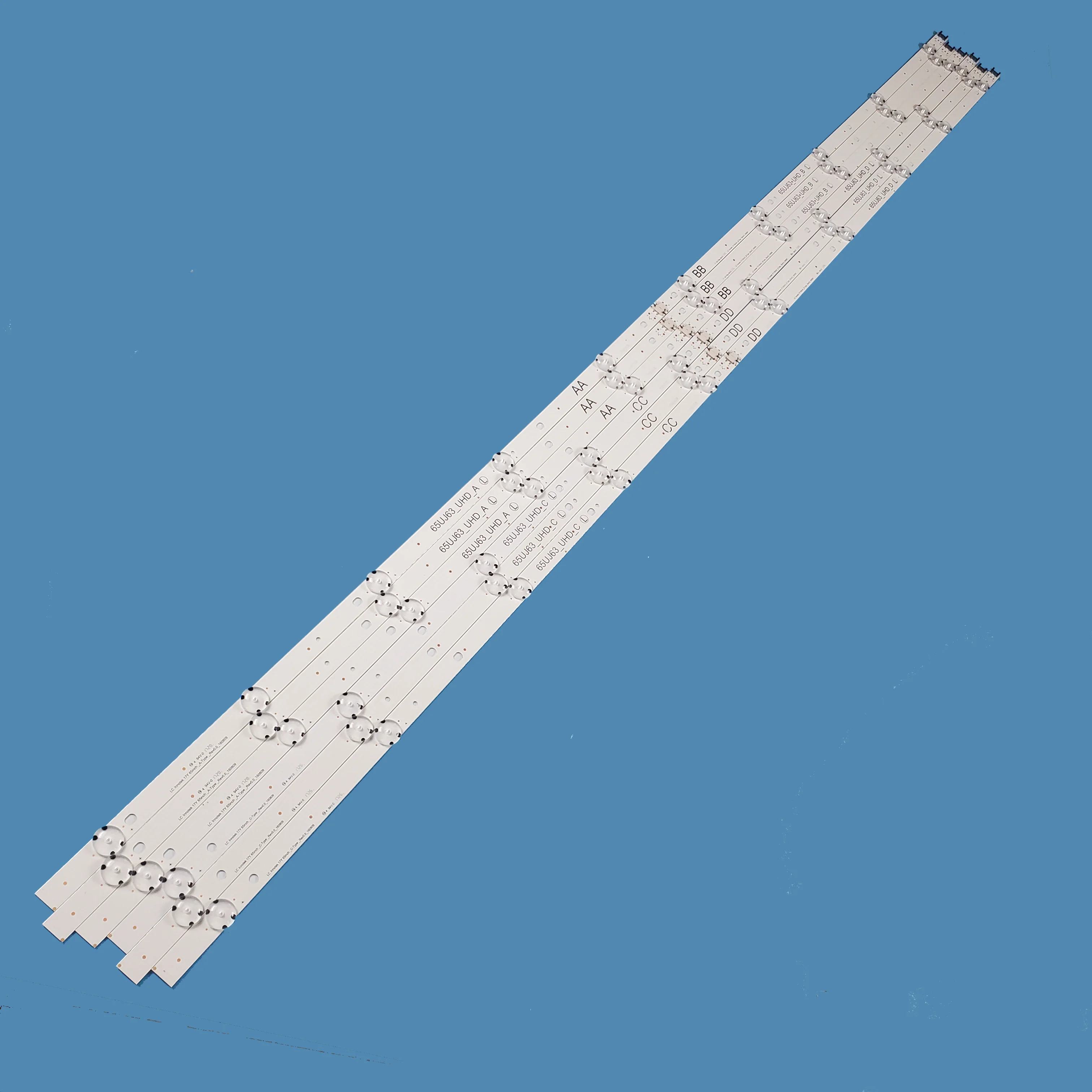 12 Stks/set Smart Tv Led Backlight Bar Strip Sc_65uj63_uhd_a/B /C/D Voor Lg 65uj630y 65uj6300 65u 630V 65lg63cj-ca Accessoires