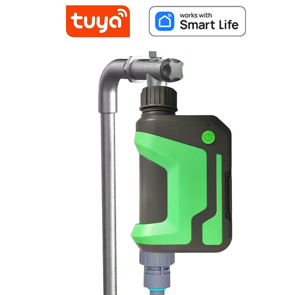 

Tuya Wifi Automatic Sprinkle Timer Remote Garden Water Timer Smart Irrigation Watering System Hose Control Unit Support Alexa