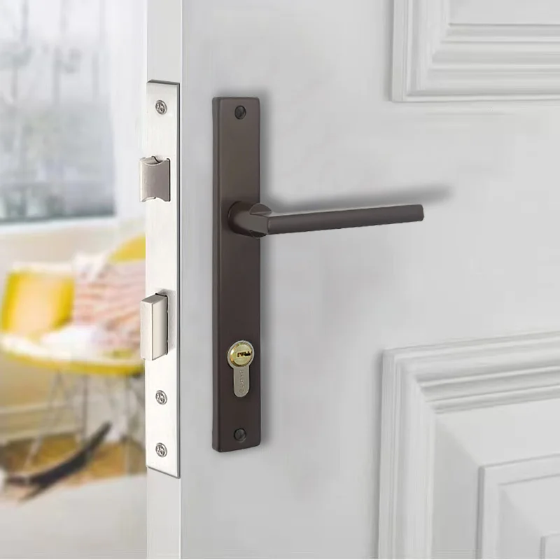 8530 type Straight handle aluminum alloy door panel integrated handle P-A-03-W/BL/BR