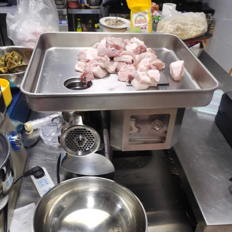 Multi Functional Meat Grinder Commercial and Household Stainless Steel Slice Enema Meat Grinder