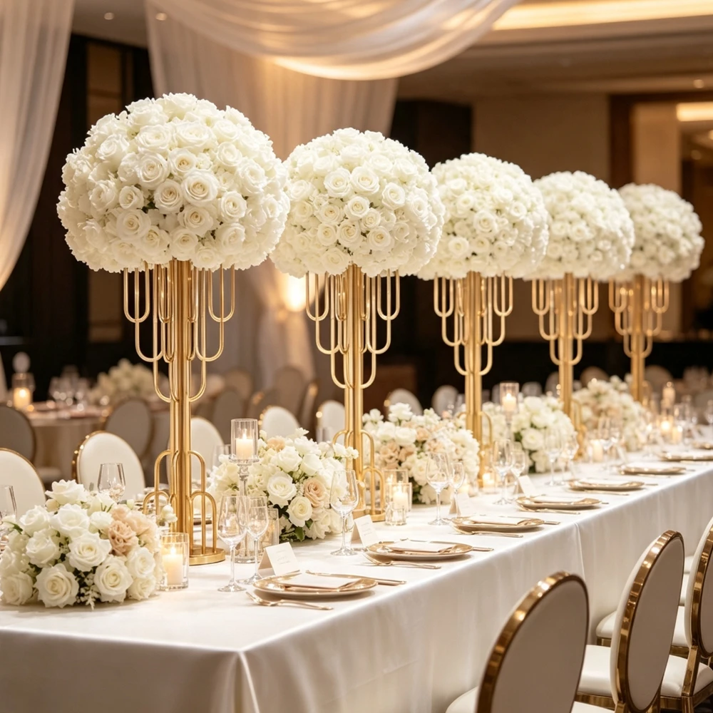 10pcs(60/120cm)pedestal flower  Plinths Column Cylinder Pedestal Stand New Style Display Rack for Wedding Events Decoration