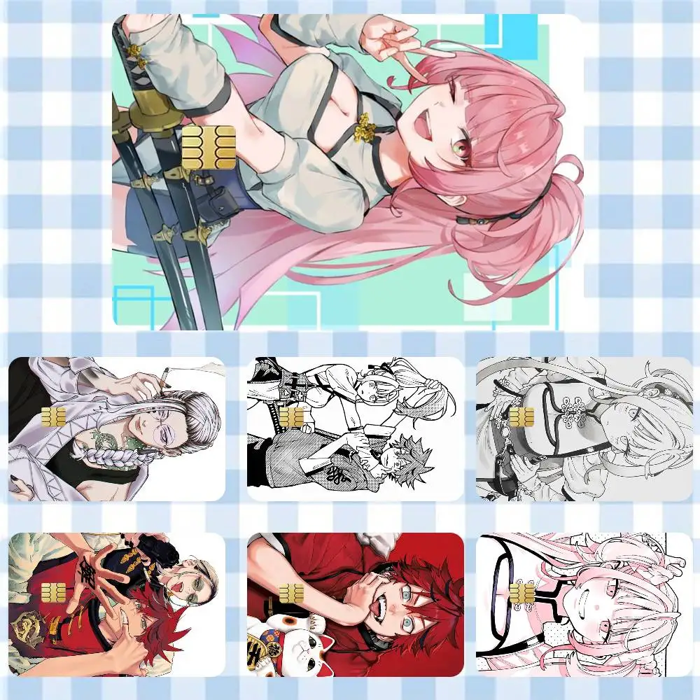 

Gokurakugai Nai Takarai Sticker Film Tape Skin for Credit Card Debit Card Cartoon Waterproof Stickers