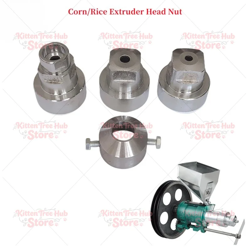 Corn rice grain food puffing machine extruder head nut Twisted hollow stick screw sleeve Rice Snack Machine axis Parts