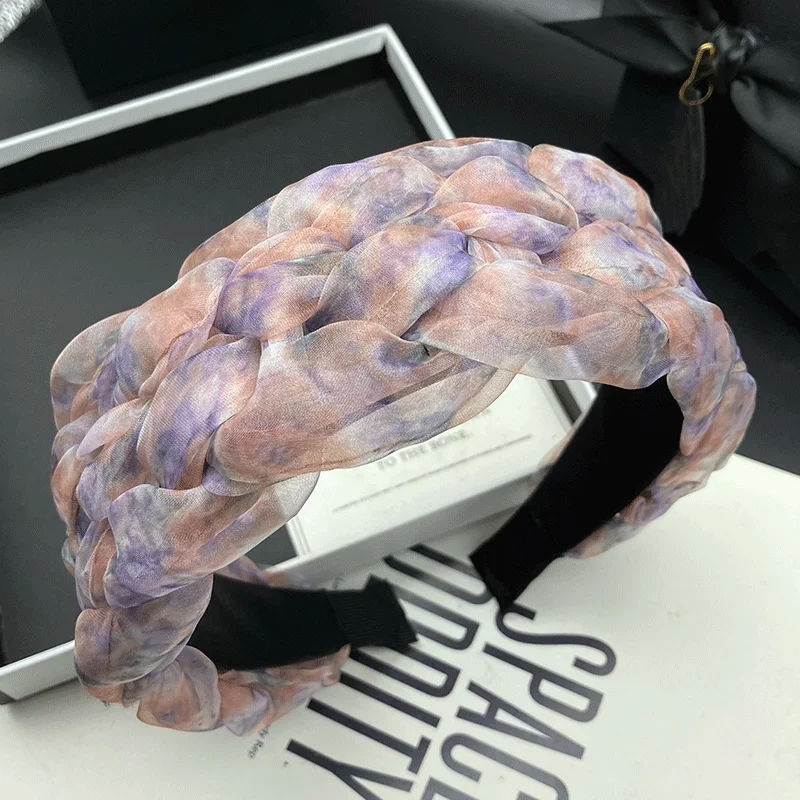 

Hairpin hair band female high skull top new style braided hair binding headdress in spring and summer