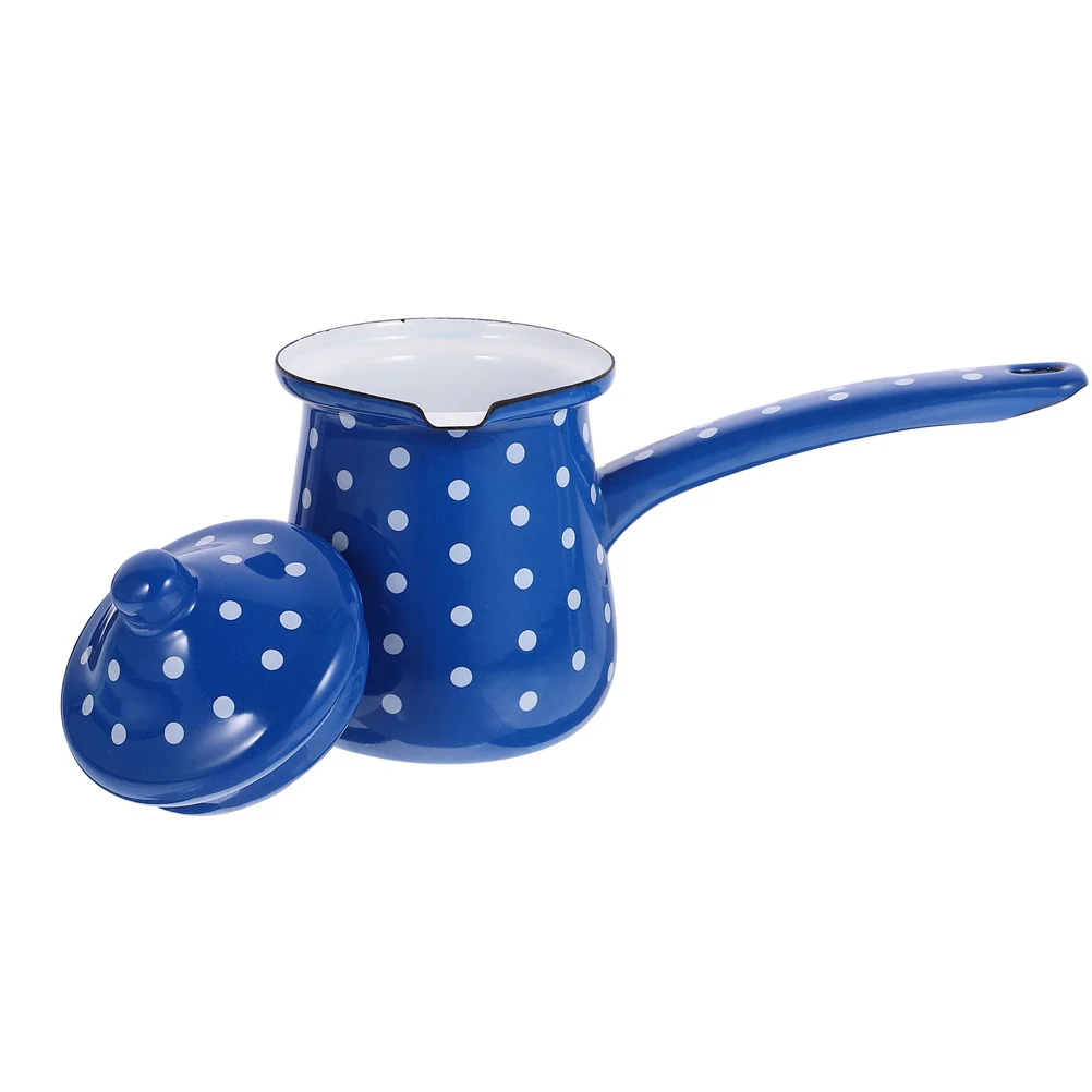 Tetera de café esmaltada Retro multifunción para bebidas frías y calientes, cafetera turca, accesorios de cocina para té, 1 ud.