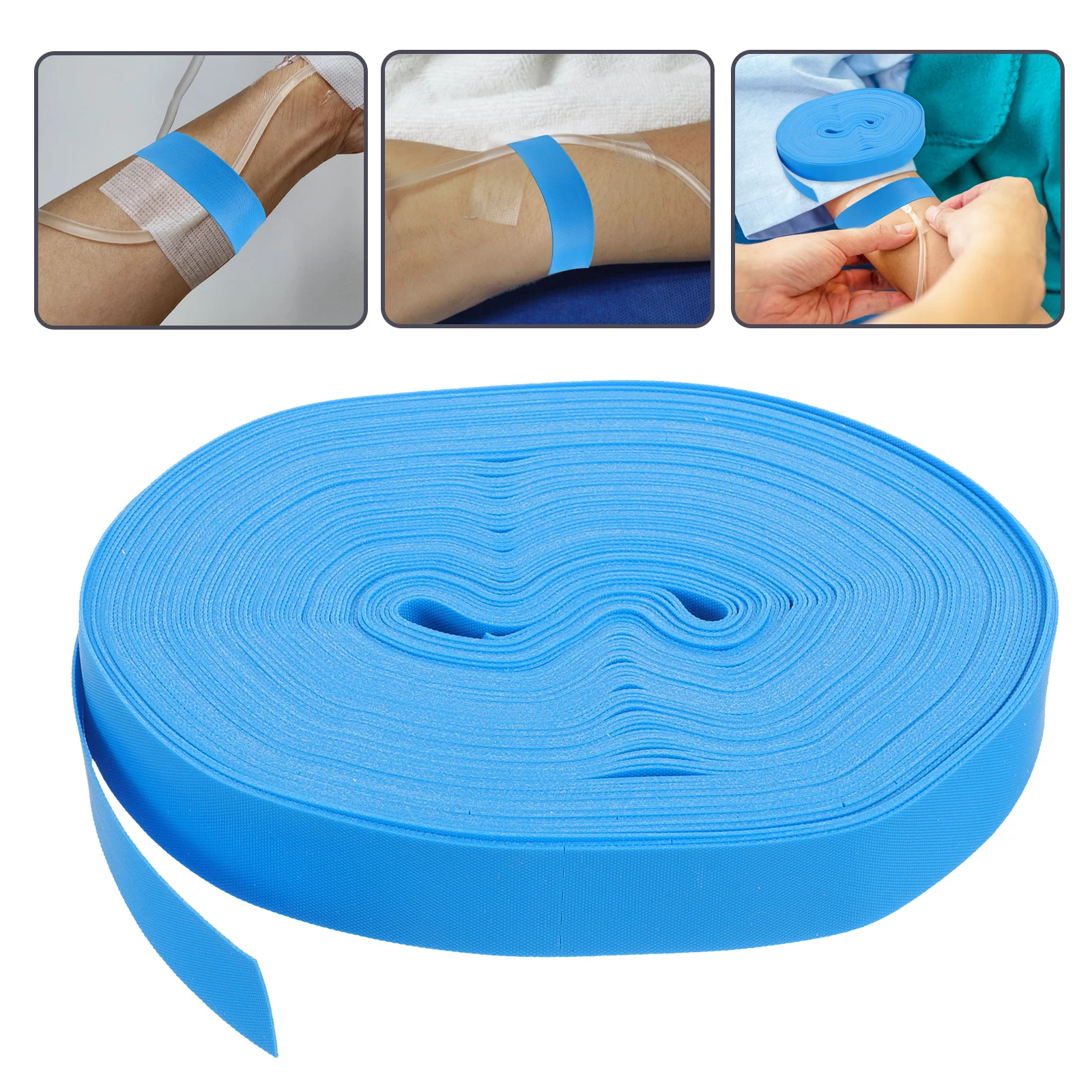 

50Pcs Medical Tourniquets Rubber Disposable Hospital Straps Emergency First Aid Stop Bleeding Outdoor Sports Training