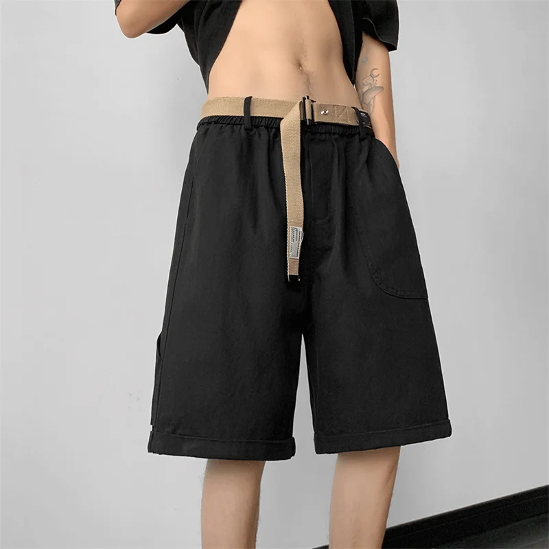 

Повседневные рабочие шорты для мужчин: летние, модные, свободные, американского стиля, функциональные, прямые, средней длины, брюки-капри
