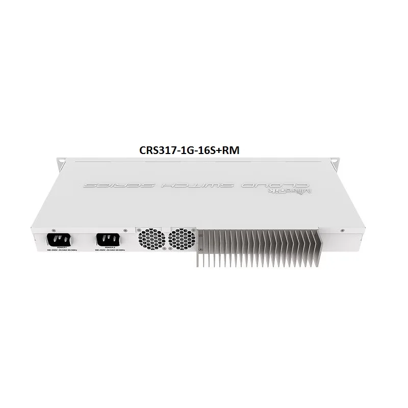 Cloud Router Switch Mikrotik CRS317-1G-16S+RM Is a Rack-mountable Manageable Switch with Layer3 Features