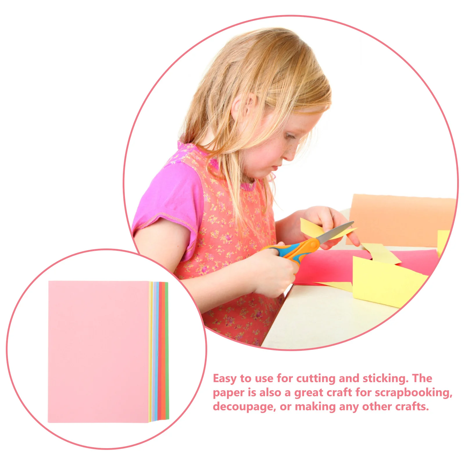 Colorful Cardstock Paper Thick Diy Folding Craft Handicraft Scrapbooking Party Decoration Origami Paper