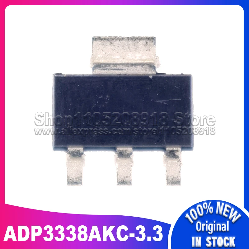 10 قطعة/الوحدة ADP3338AKC-3.3 ADP3338 3338A33 sot223 100% مخزون بقعة جديد