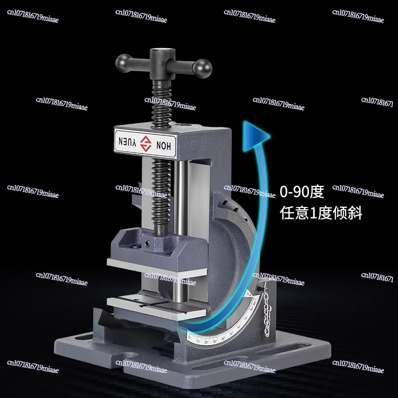 Tiltable Guide Rod Type Angle Flat-mouth Pliers Drilling Machine 90 Degree Inclination for Bench