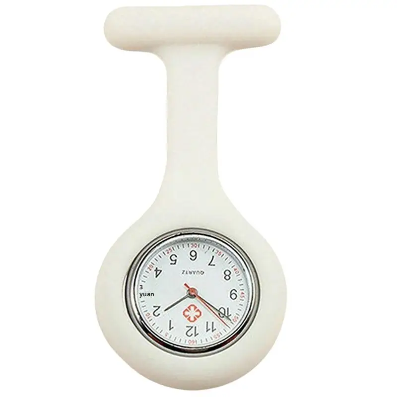 Silicone Nurse Watch Quartz Movement Pocket Watch Brooch For Women Chest Watch view 5