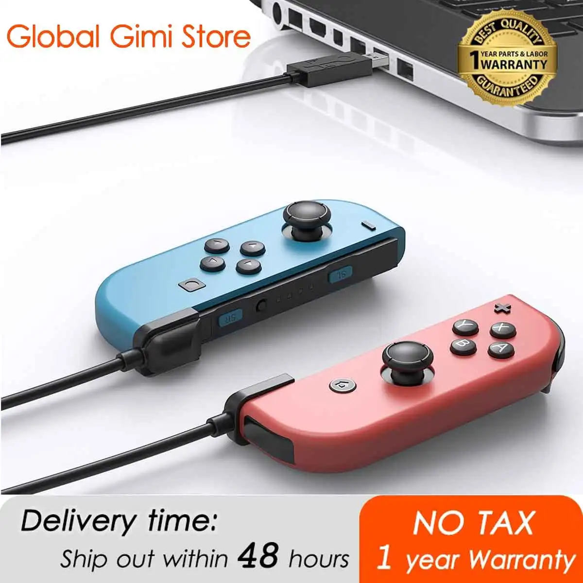 

Portable Charger Cable for Switch Joycon(10ft 3A, 1-Pack), Charger Cable Replaces The Original Switch Charging Dock