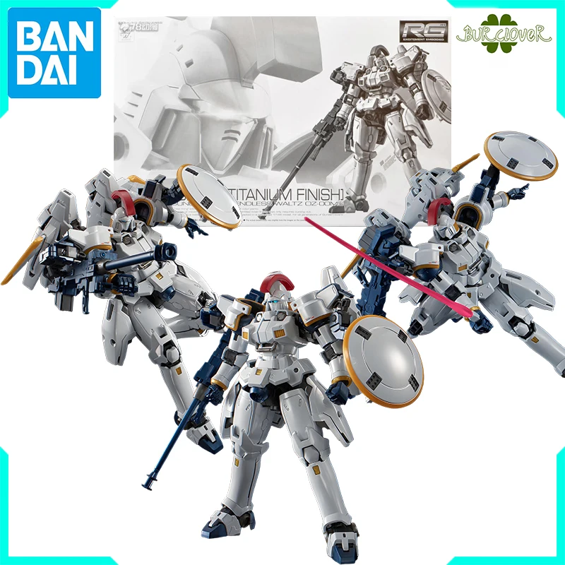 

Bandai Original GUNDAM PB RG Series TALLGEESE EW [TITANIUM FINISH] Anime Action Figure Assembly Model Toys Model Ornaments Gifts