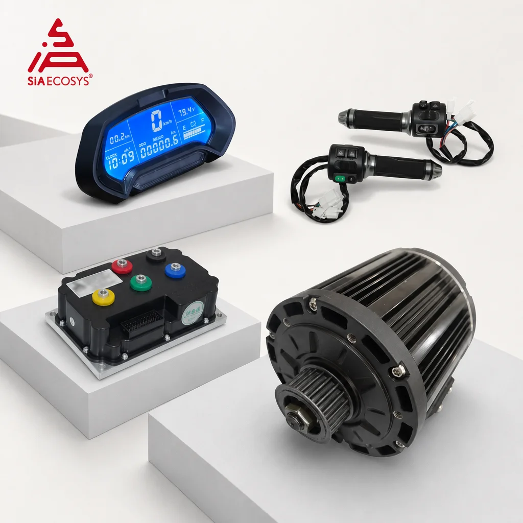 QS MOTOR QS138 3000W V1 V2 70H Mid Drive Motor Kits With Fardriver Controller  CT-22 Speedoemter Kits