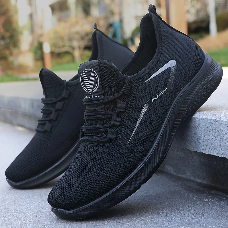 Men's casual shoes, polyurethane breathable mesh outdoor sports shoes for men