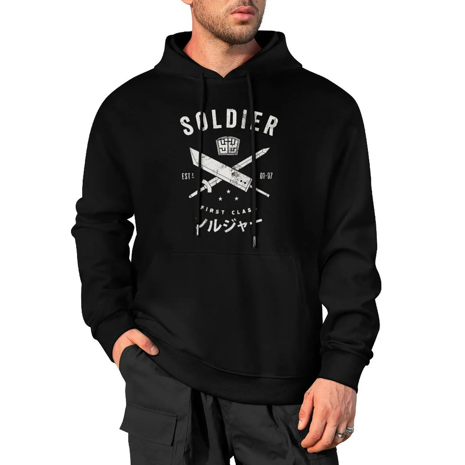 SOLDIER Pullover Hoodie men clothes hooded shirt mens designer clothes men clothing man hoodie