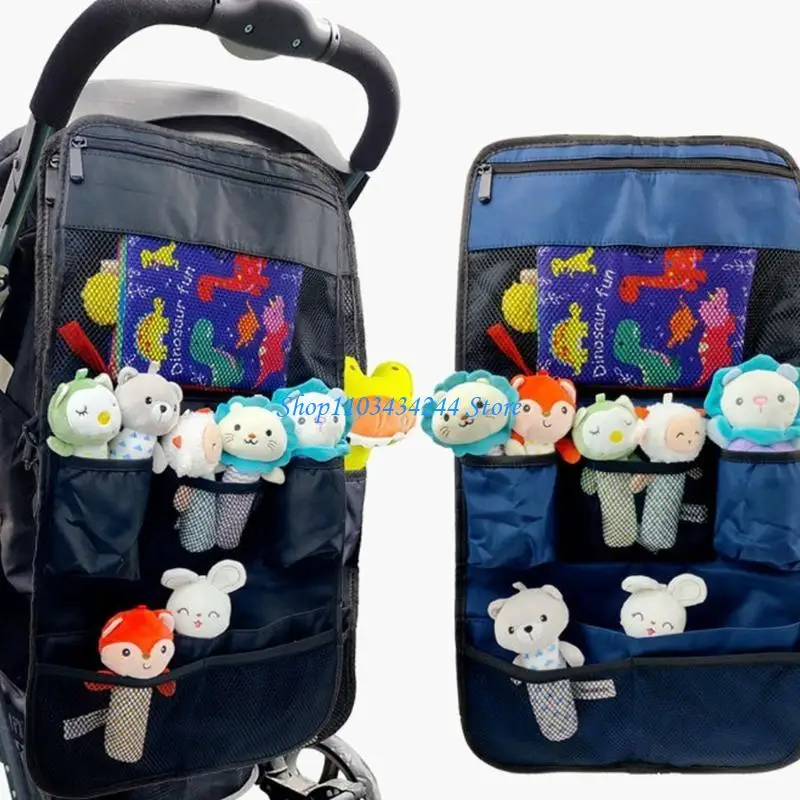 حقيبة حمل لعربات الأطفال، حقيبة تنظيم متعددة الأغراض، حقيبة ذات سعة كبيرة، حقيبة تخزين عالمية للحفاضات #2