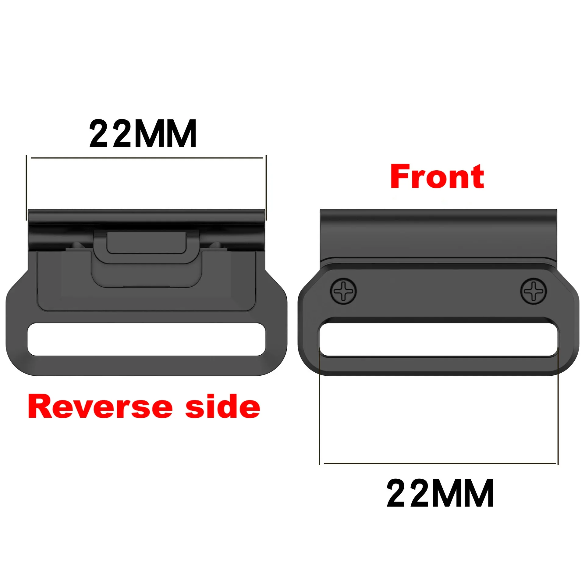 1Pair Adapter For Garmin Fenix 8 7 6 Forerunner 965 955 945 Watchband strap Connector Bracelet 316L Stainless Steel Accessories