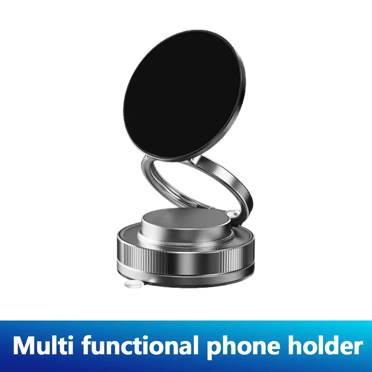 

Alloy Vacuum Magnetic Phone Holder! Anti-Slip Super Strong Adsorption, Car Navigation & Desktop Dual-Use for Magsafe Phones!