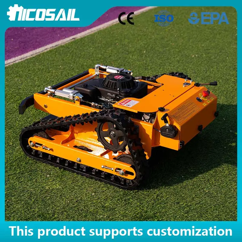 

Light Duty Remote Control Lawn Mower Compact Size Low Noise For European Home Garden