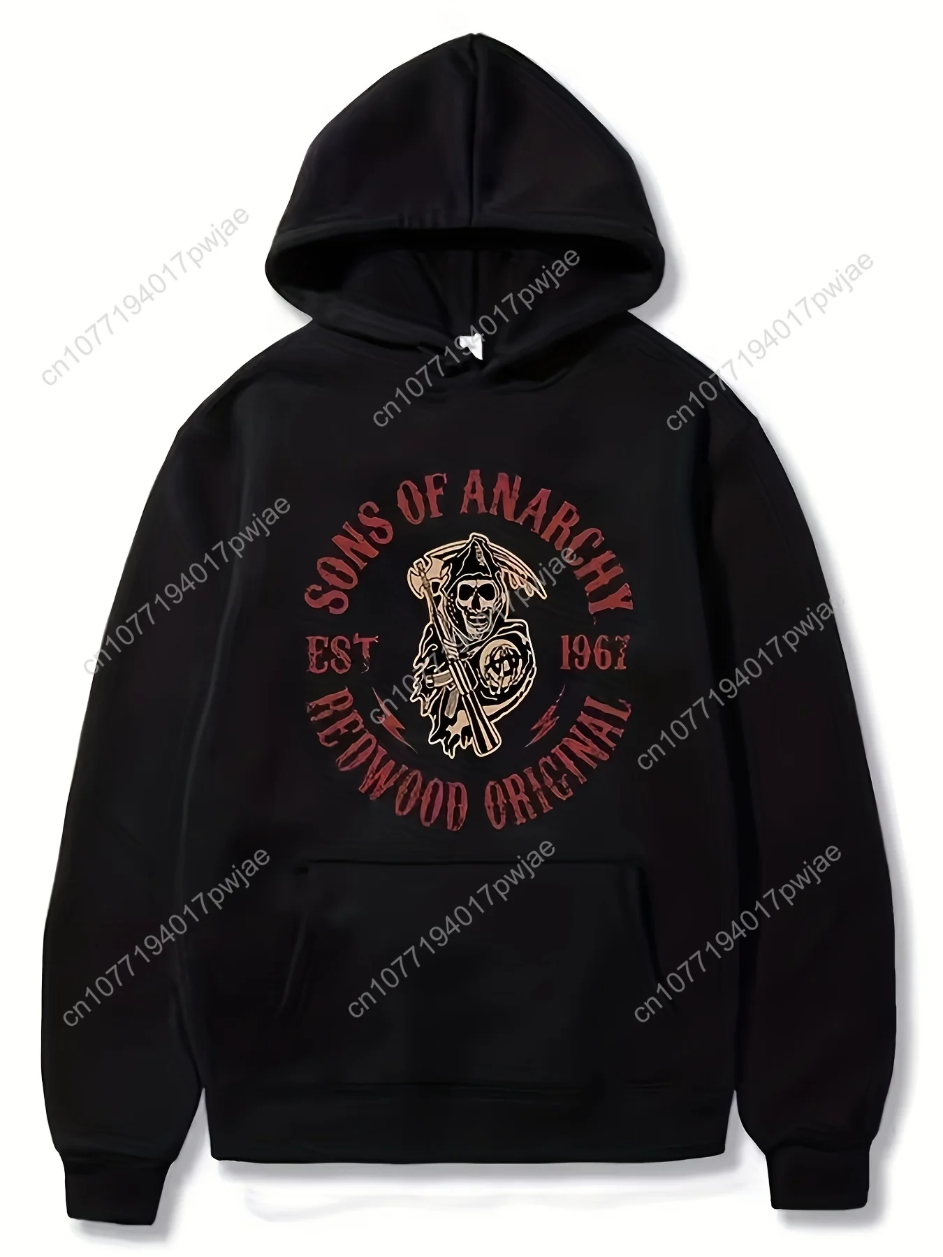 

Толстовка с рисунком Sons of Anarchy — Redwood Original Est. Дизайн 1967, повседневный пуловер для мужчин и женщин, желтый полиэстер