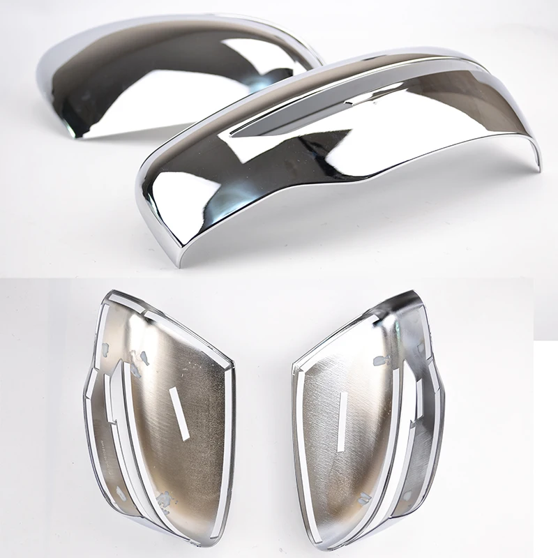 Chrome Door Side Mirror Cover For Nissan Qashqai J11 2014 2015 - 2019 Rogue Sport Trim Rear View Cap Overlay Molding Garnish