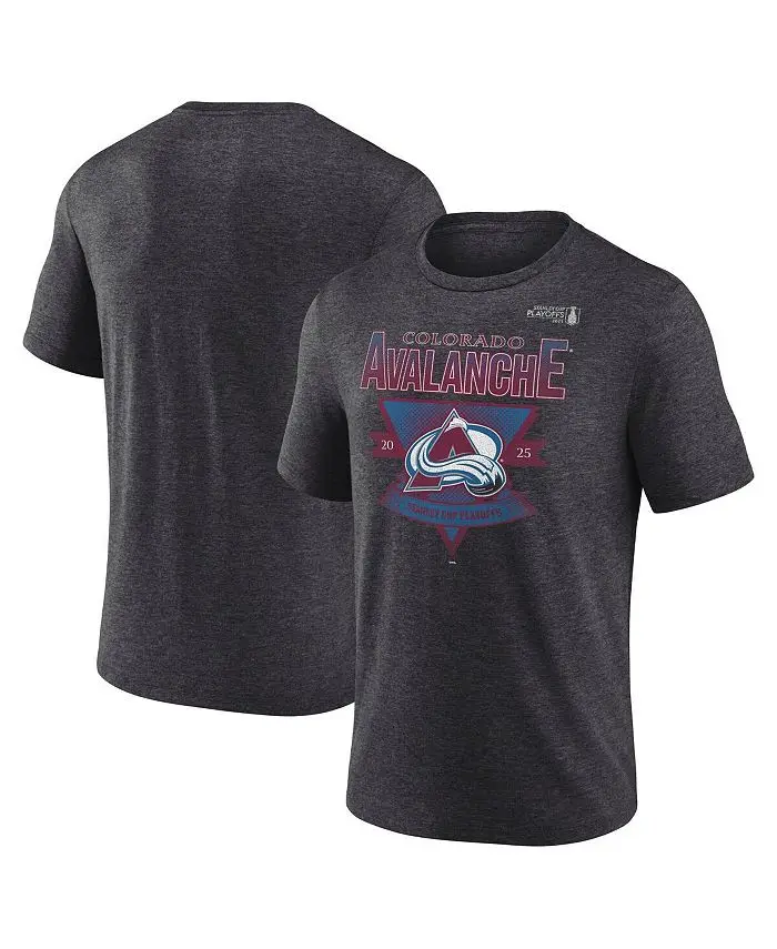 

Модная футболка с фанатом НХЛ - Avalanche Playoff Pride, Must - Have for Supporters Модная брендовая футболка из чистого хлопка с принтом и коротким рукавом