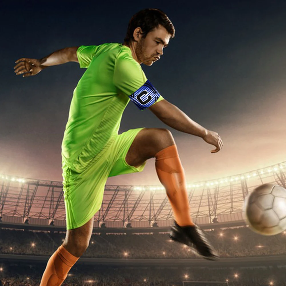 Ban Kapten Sepak Bola Dapat Disesuaikan, Ban Kapten Sepak Bola Bernapas, Daya Rekat Kuat, Aksesori Olahraga Tim