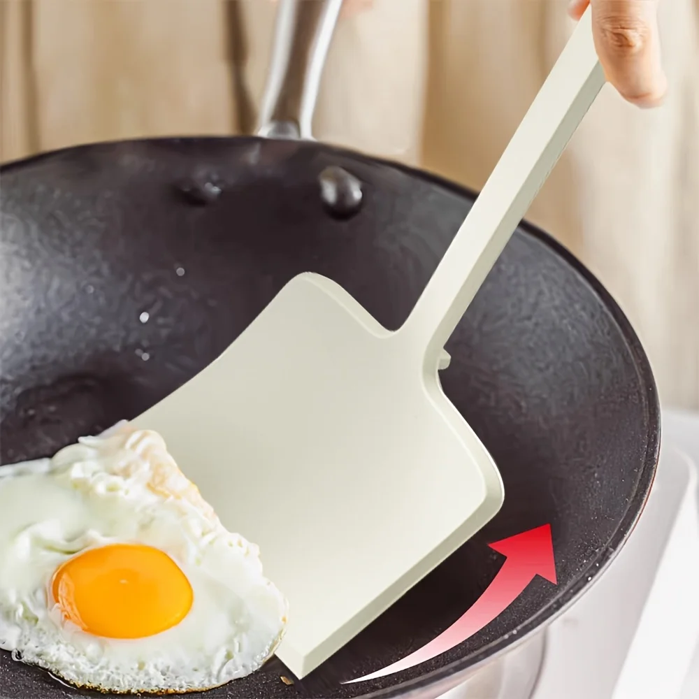1Pc Silicone Spatula Cooking Utensils Beef Meat Egg Kitchen Scraper Wide Pizza Shovel Frying Non Stick Spatula Kitchenware Tools