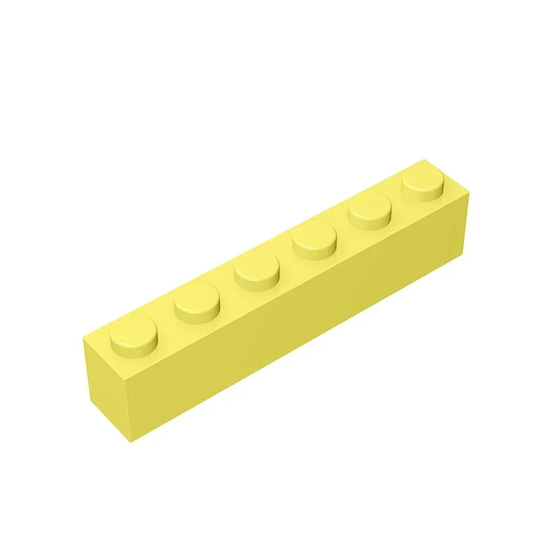 Gobricks GDS-535 Ziegel 1 x 6, kompatibel mit Lego 3009 Teilen, technischen DIY-Bausteinen für Kinder
