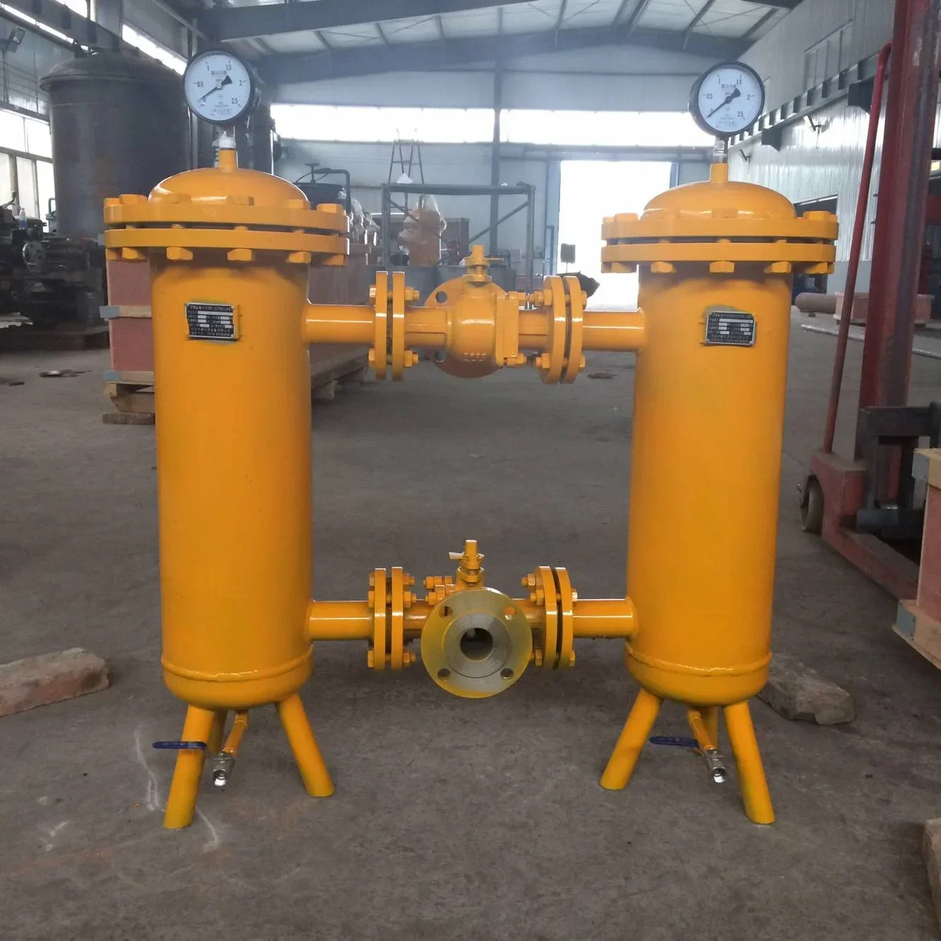 Stainless steel material multifunctional gas-liquid filtration equipment separation device