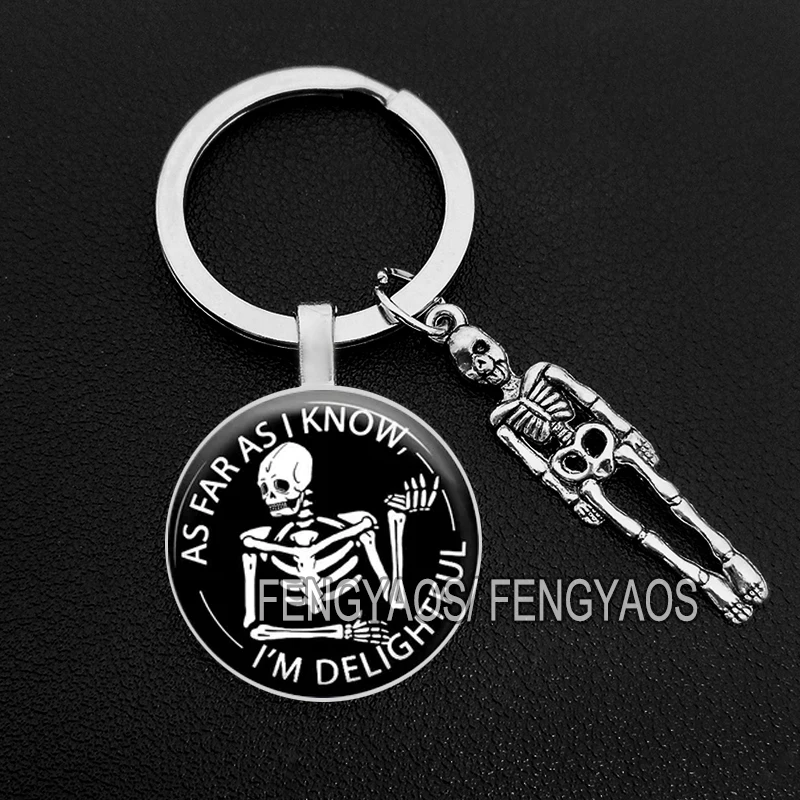 Creative X-Ray Keychain House Men and Women Radiology Keychains Purse Bag Key Ring Gift for Doctors