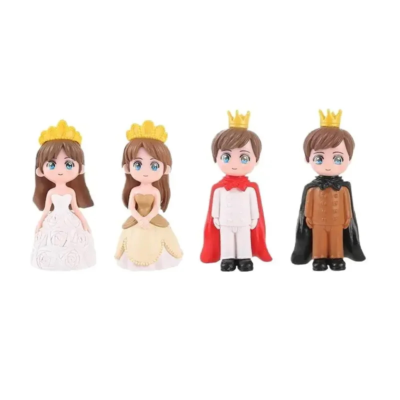 1 ペアドールハウスミニチュアカップル置物マイクロ風景 DIY ミニプラスチック工芸品妖精の庭苔テラリウム家の装飾おもちゃ