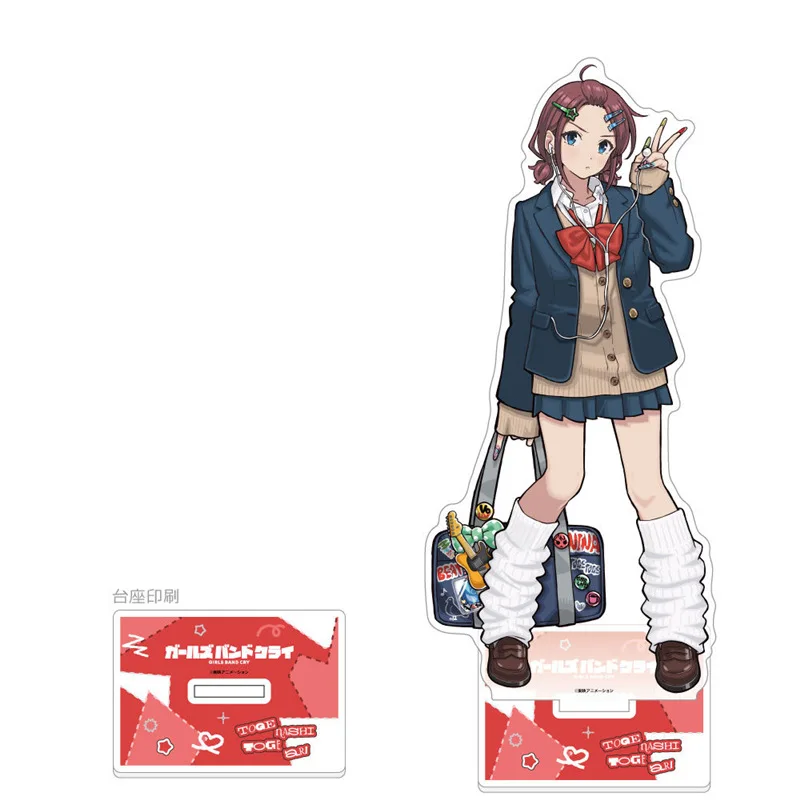 13-14 سنتيمتر البكاء فتاة الفرقة أنيمي Gbc الساخن فتاة نمط الاكريليك حامل الشكل حلية مجموعات الهدايا #3