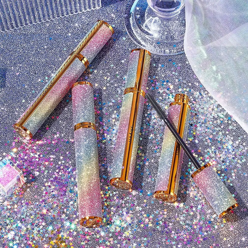 4D Lengthening Waterproof Mascara for Extreme Length & Volume,Black Long Lasting Smudge-proof Eyelash Makeup Cosmetics