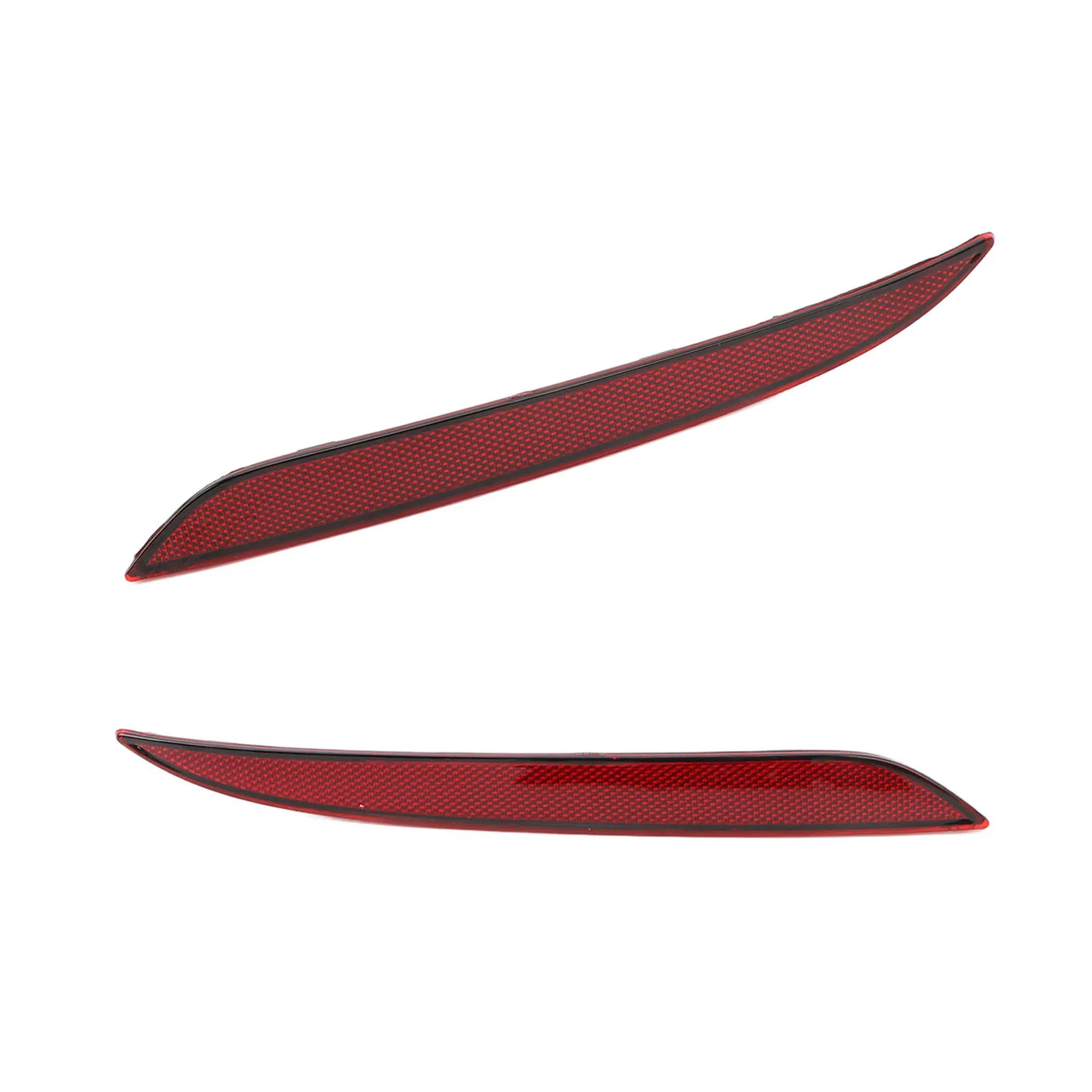 1 Pair Rear Bumper Reflector 1077406‑00‑F 1077407-00-F Red Lens for Tesla Model 3 2017-2023