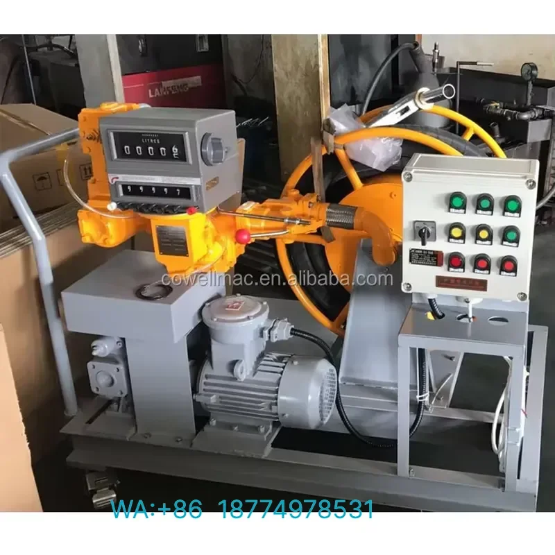 for Cowell MFD-50 High Pressure Mobile Fuel Unit OEM Transfer Sliding Vane Pump Flow Meter 400L/min 380V/220V 1 Year