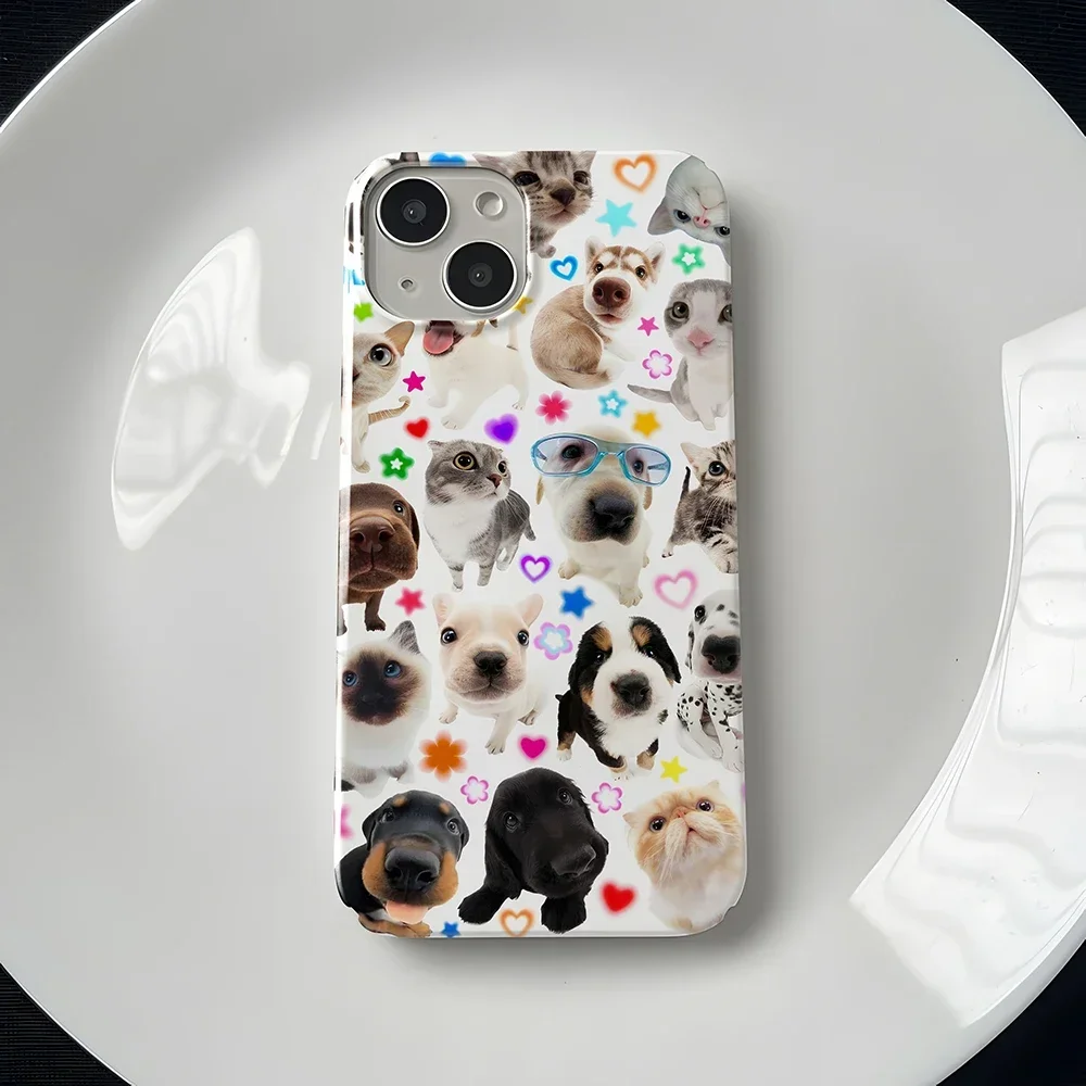 Phone Cases Polka Dot - Oil Painted ArtSplashing Ink Colored Polka
