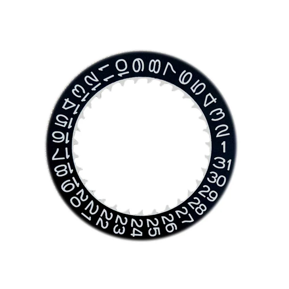 

1/2/5/10 Pcs Black Calendar Disc Green Luminous Day Wheel Date Disc Only for NH35 Movement Watch Modification Part