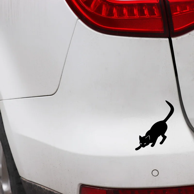 Pet cat cute personality body sticker, reflective car sticker scratch decoration sticker foreign trade hot