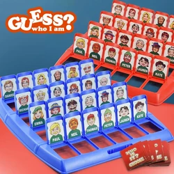 Guess Who Game Family Interation Card Toy Board indovinare Memory Training genitore bambino tempo libero Party giochi al coperto regalo