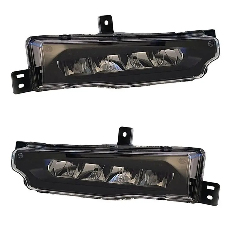 1Pair Front Bumper LED Fog Lights 63179492771 63179492772 For BMW X3 G01 F97 X4 G02 2017-2021 DRL Daytime Running Lamp-A54R