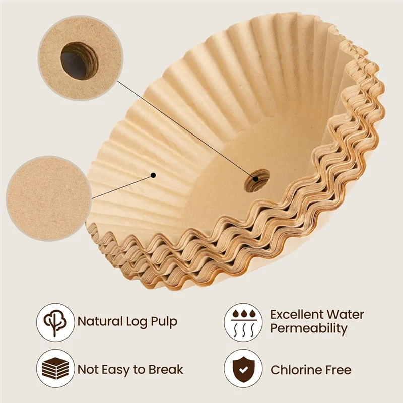 M11K-For Hamilton Beach 45 Cup Coffee Urn& Hot Beverage Dispenser Replacement Filter- Coffee Papers(100Pcs)