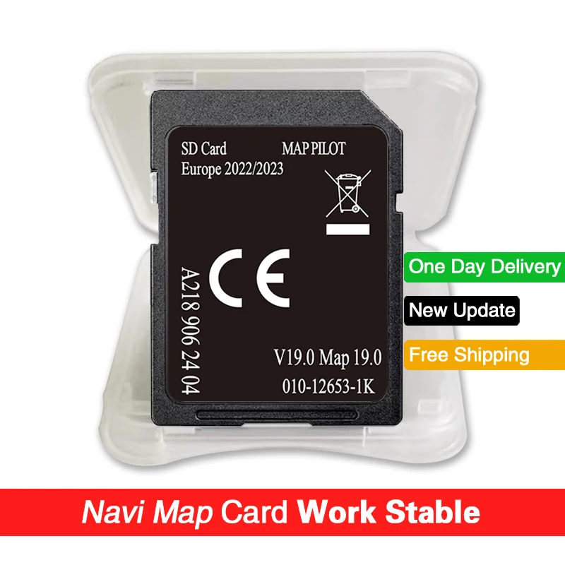 

New 2022 A218 V19 Map Sat Nav SD Card for Mercedes Garmin A2189062404 A/B/C/CLA/CLS/E/GLS-class